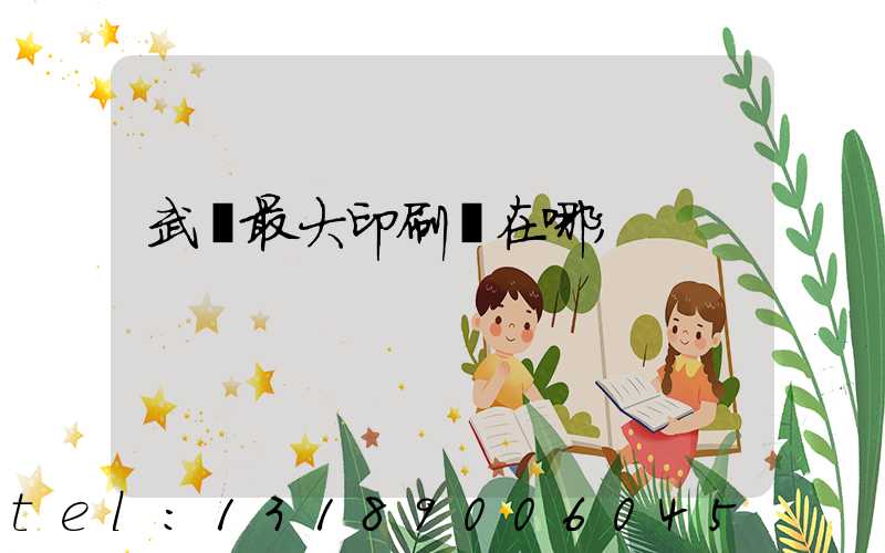 武漢最大印刷廠在哪
