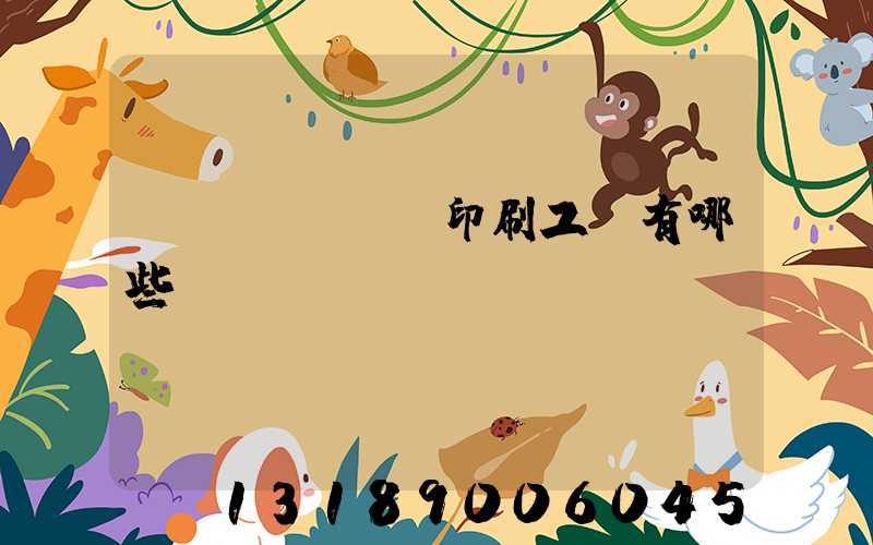 畫冊(cè)印刷工藝有哪些