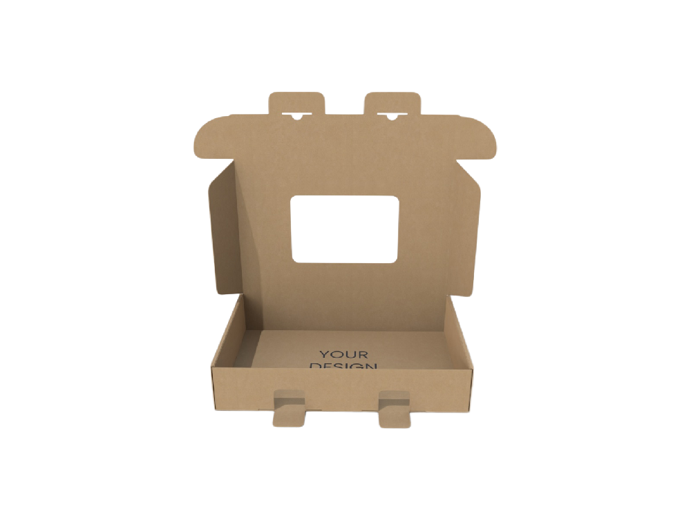 包裝印刷-開(kāi)窗雙保險(xiǎn)扣飛機(jī)盒型設(shè)計(jì)結(jié)構(gòu)圖