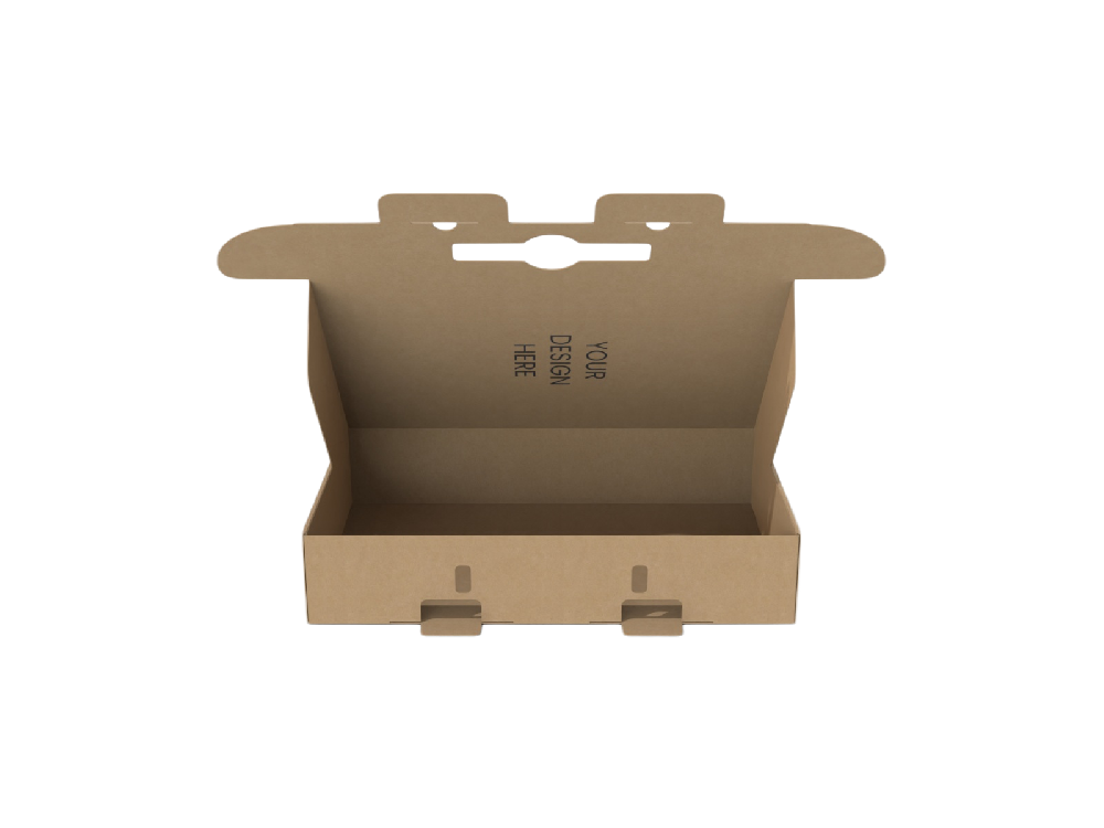 飛機(jī)盒紙盒- 提手雙保險(xiǎn)扣飛機(jī)盒設(shè)計(jì)結(jié)構(gòu)圖