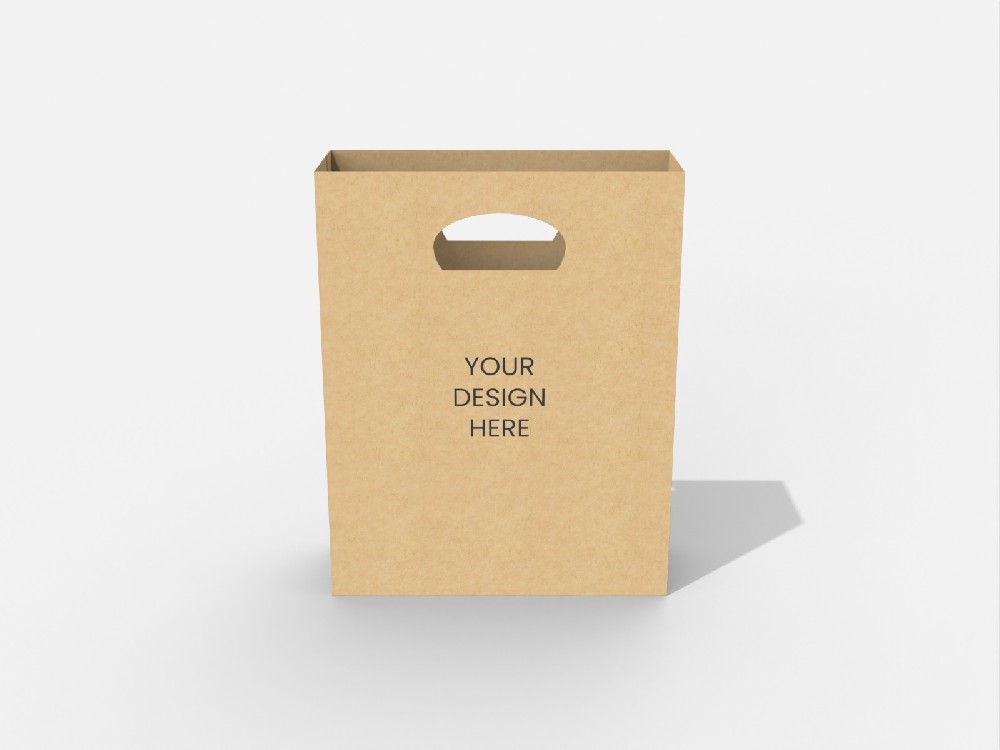 紙袋廠(chǎng)家- 弧形孔手提袋設(shè)計(jì)結(jié)構(gòu)圖